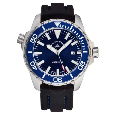 Zeno Professional Diver Automatic Blue Dial Men's Watch 6603-2824-a4 In Black