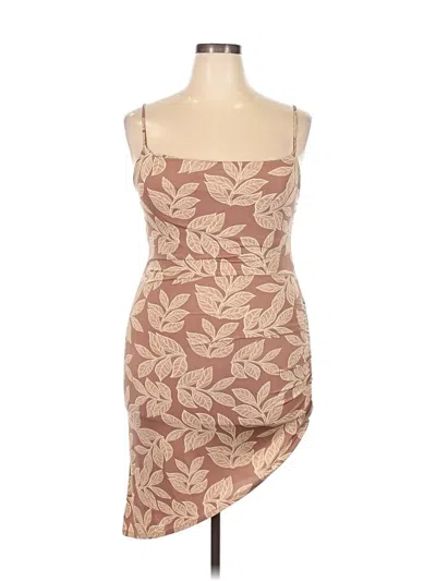 Pre-owned Zenobia Cocktail Dress In Tan