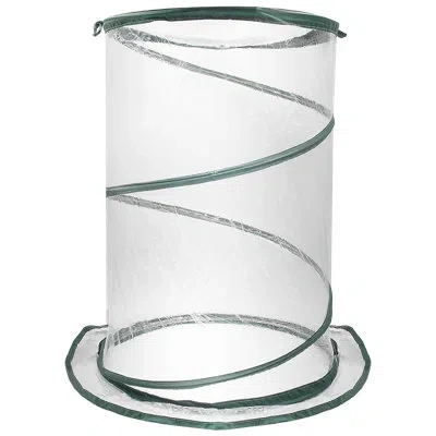 Zenport 21" W X 21" D Mini Greenhouse In Green,clear