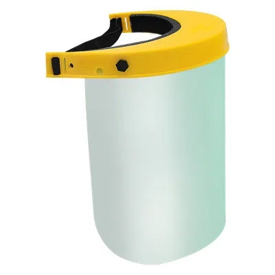 Zenport Adjustable Visor Face Shield In Yellow