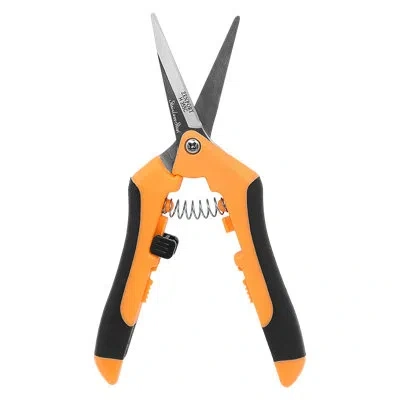 Zenport Curved Micro Blade Pruner In Black;yellow;stainless Steel