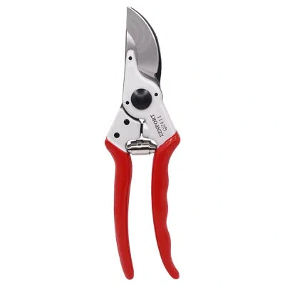 Zenport Forged Stainless Steel Ergonomic Bypass Pruning Shear In Red