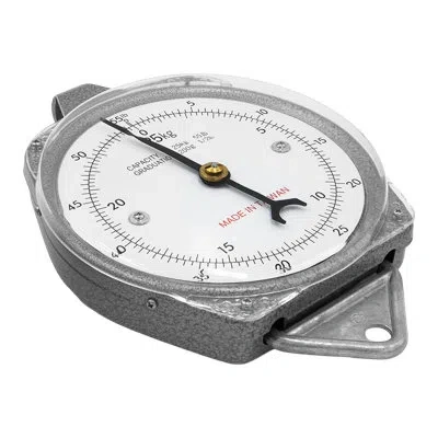 Zenport Hanging Mechanical Dial Scale, 50-pound In Silver