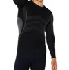 Zensah Bold Compression Long Sleeve Top In Black In Black