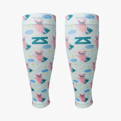 Zensah Compression Leg Sleeves In Superhero Pigs In Multi