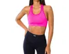 Zensah Seamless Running Bra In Pink In Pink