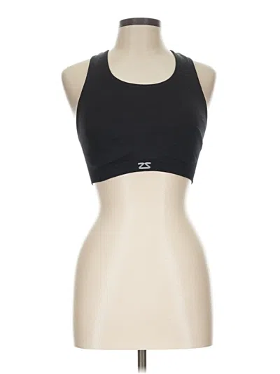 Pre-owned Zensah Sports Bra In Black