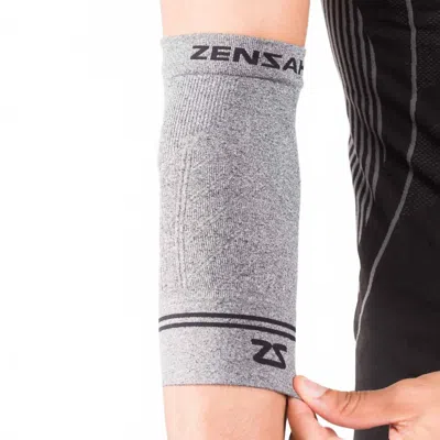 Zensah Unisex Elbow Compression Sleeve In Heather Grey In Gray