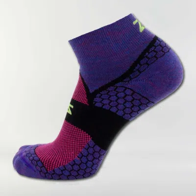 Zensah Unisex Grit Performance Socks In Purple