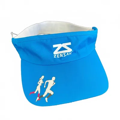 Zensah Unisex Running Visor In  Blue In Orange