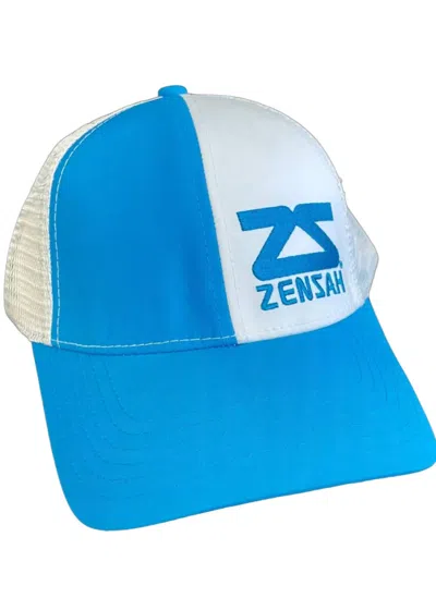 Zensah Unisex Trucker Hat In Retro Blue
