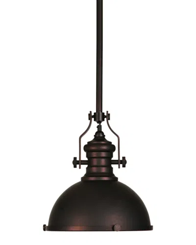 Zentique 1-light Retro Pendant In Brown