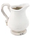 Zentique 12in Pitcher In White
