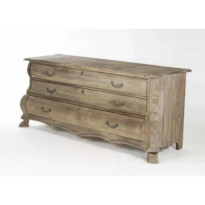 Zentique 3 Drawer Standard Dresser In Brown