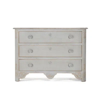 Zentique 3 Drawer Standard Dresser In Gray