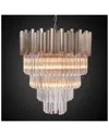 Zentique 5-tier Crystal Chandelier In Brown