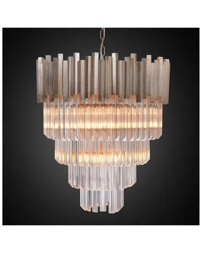 Zentique 5-tier Crystal Chandelier In Neutral