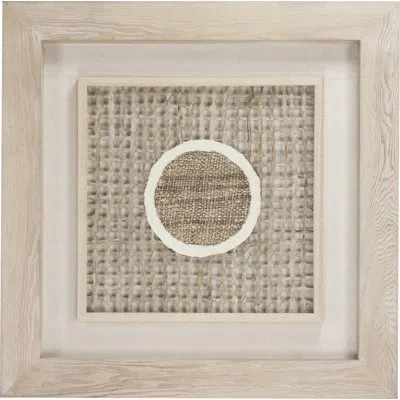 Zentique Abstract Paper Framed Wall Art In Brown