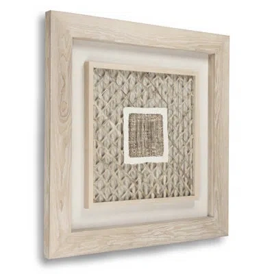 Zentique 'abstract' - Picture Frame Print On Paper In Brown