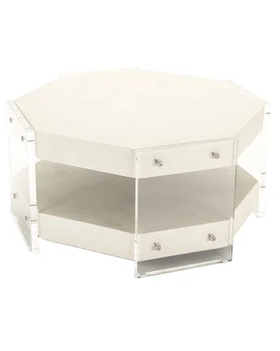 Zentique Acel Octagon Coffee Table In Neutral