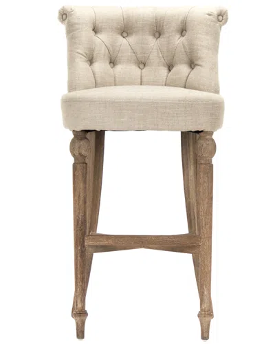 Zentique Amelie Bar Stool In Neutral