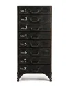 Zentique Andre Iron Cabinet In Black