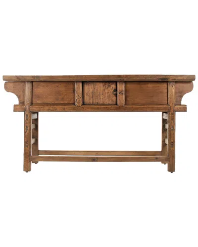 Zentique Antique Noodle Buffet In Brown