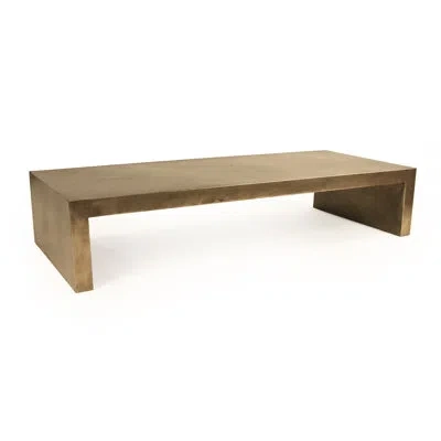 Zentique Aristide Sled Coffee Table In Bronze