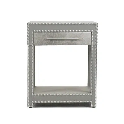 Zentique Austria Nightstand In Gray