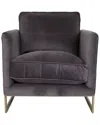 Zentique Avery Club Chair In Gray