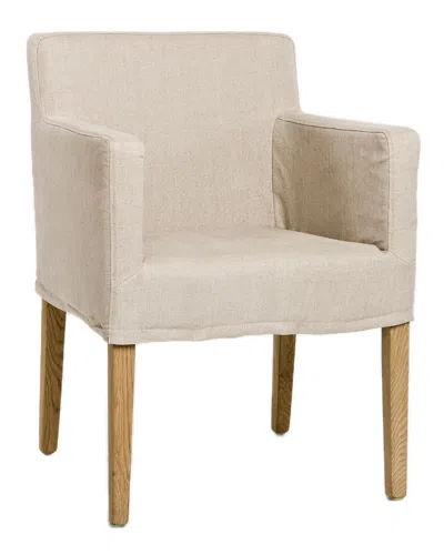ZENTIQUE ZENTIQUE AVIGNON SLIPCOVER ARM CHAIR