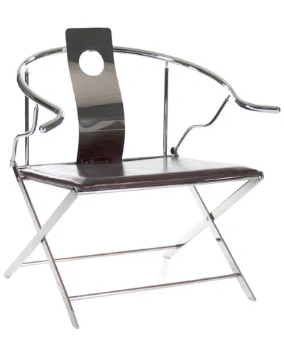 Zentique Azure Arm Chair In Silver
