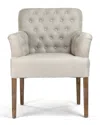 Zentique Barrois Arm Chair In Gray