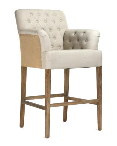 Zentique Barrois Bar Stool In Neutral
