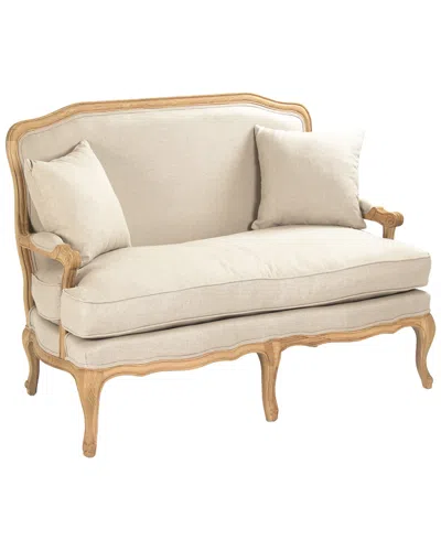 Zentique Bastille Settee In Neutral