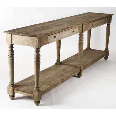 Zentique Bryce Console Table In Brown
