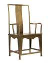Zentique Brys Arm Chair In Gold