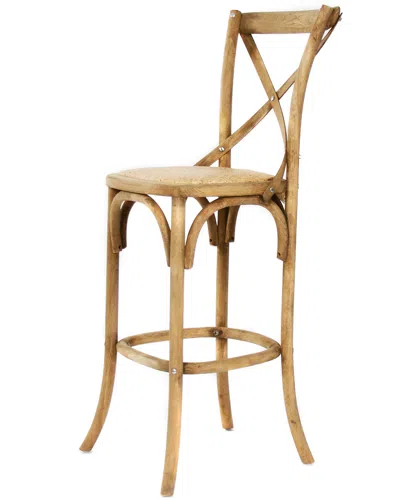 Zentique Cafe Bar Stool In Brown