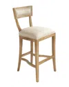 Zentique Carvell Counter Stool In Brown