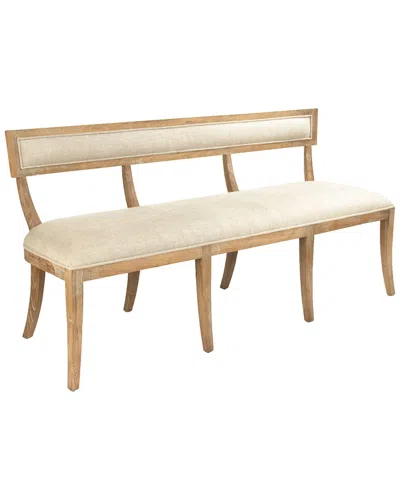 Zentique Carvell Bench In Brown