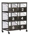 Zentique Claudio Storage Cart In Black