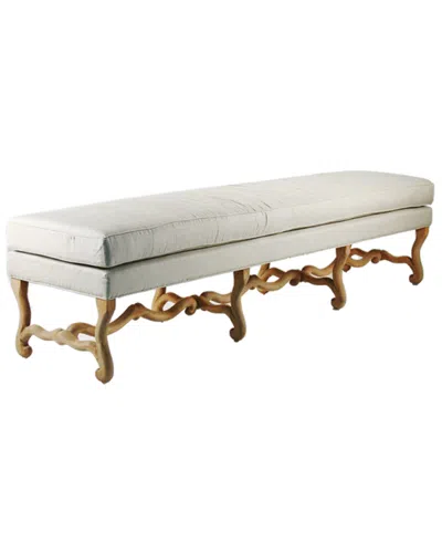 Zentique Cloris Bench In White
