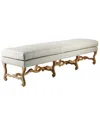Zentique Cloris Bench In White