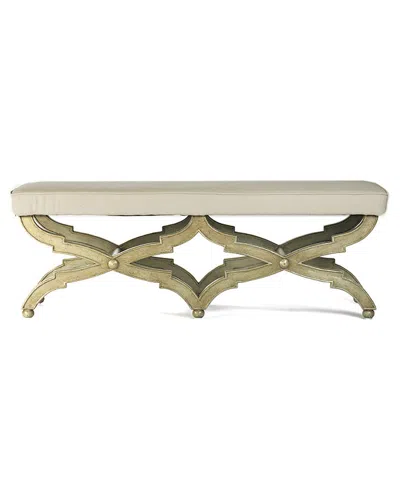 Zentique Crescenzo Bench In White