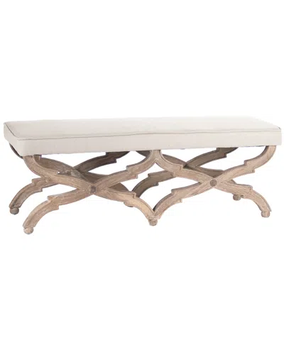Zentique Crescenzo Bench In White