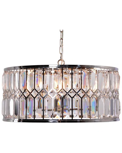 Zentique Crystal Drum Chandelier In Multi