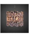 Zentique Crystal Pendant Chandelier In Transparent