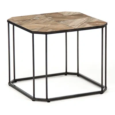 Zentique Cuthbert End Table In Brown