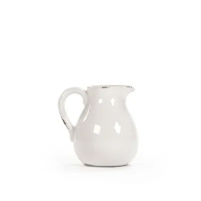 Zentique Decorative Pitcher In White