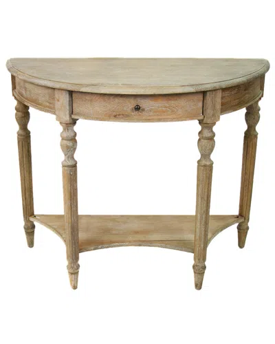 Zentique Demi Lune Wall Console In Neutral